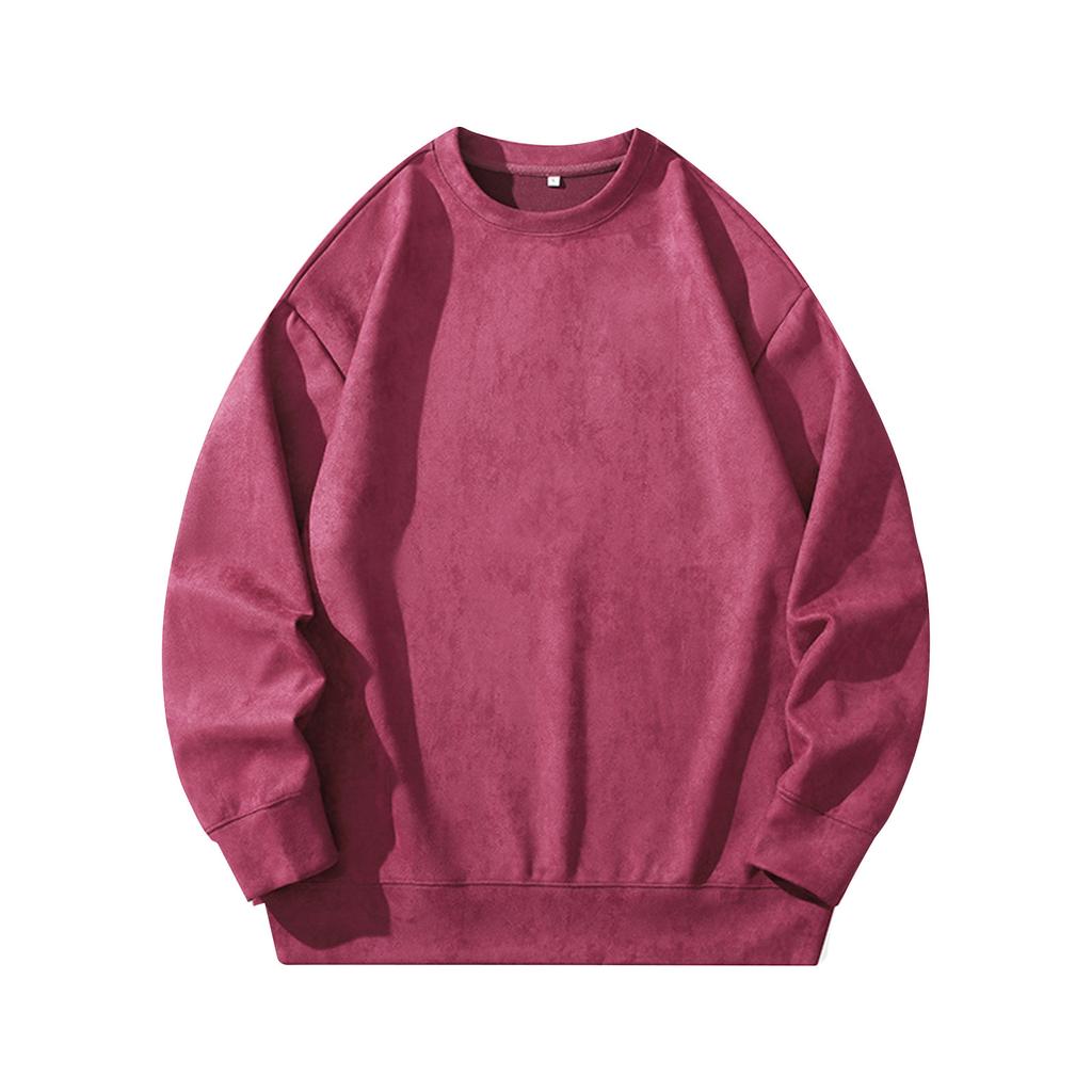 Мужской флисовый круглый воротничок с флисовой толстовкой однотонного цвета и флисовой флисовой курткой