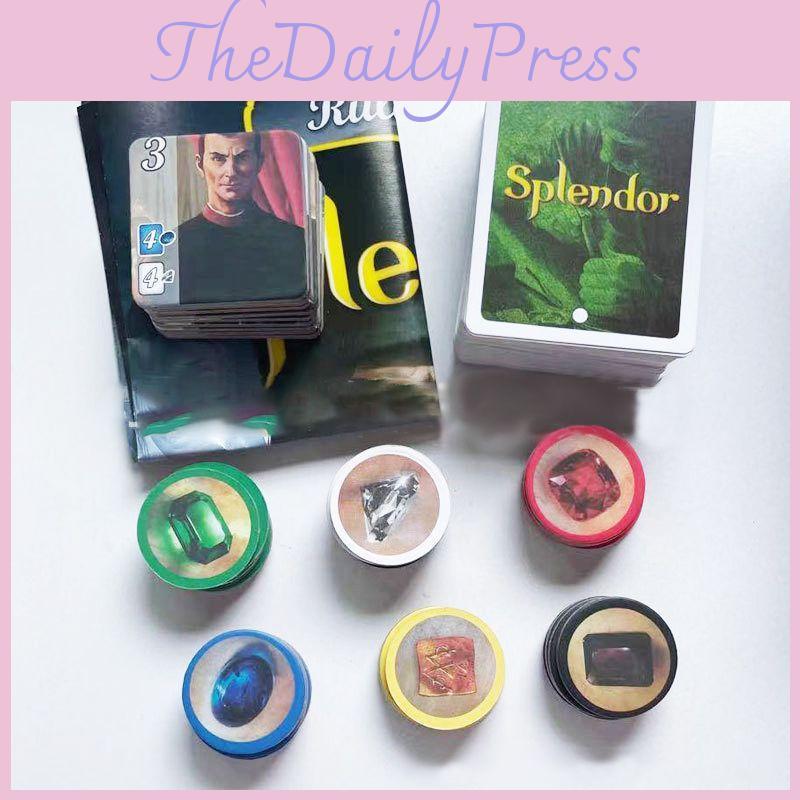 Splendor Настольная игра Полная английская мини-версия Захватывающая для вечеринки и семьи Игральные карты
