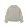 Fear of God Essentials Мужская толстовка с круглым вырезом из поларфлиса, принт с тюленем, серая 192SP244705F