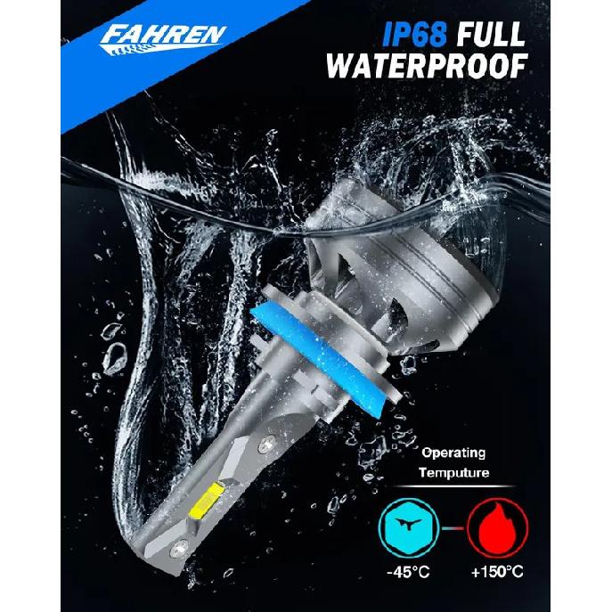 2PCS H11 H9 H8 LED Light Bulb,50000LM 6500K Easy Installation H11 Fog Light Bulbs Turn Signal Light Assemblies,CANbus Ready