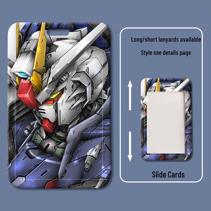 Силиконовый держатель для карт Gundam Seed для студенческих, рабочих, ID и кампусных карт.