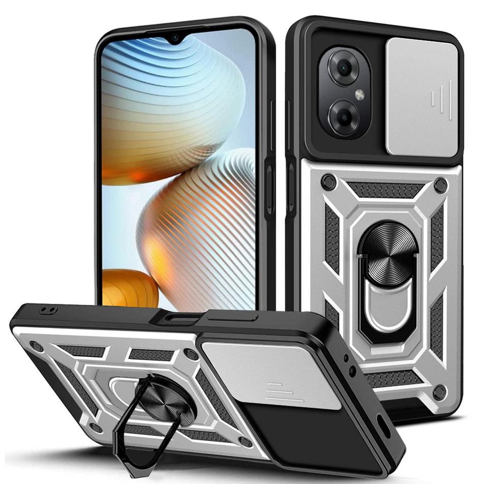 Camera Protect Case for POCO M5 M4 POCO X4 Pro X4 GT M4 Pro M3 Pro 5G POCO F3 X3 Pro X3 NFC POCO M3 Armor Hybrid Ring Back Cover