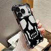 Крутой черный чехол-бампер с черепом для Apple iPhone 17 Pro Max 14 11 16 17 XS XR 13 12 Plus 15 Air