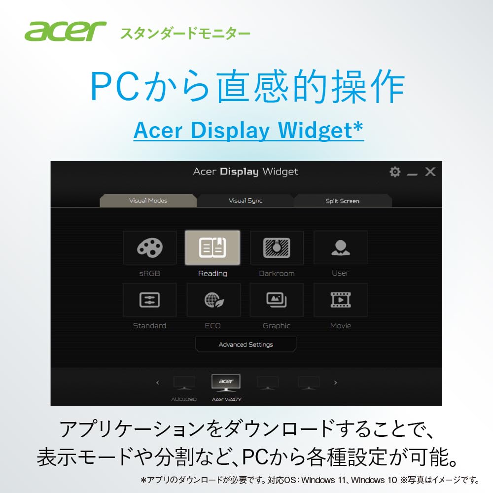 Acer Стандартный монитор 21,5" IPS Full HD 100 Гц 1 мс HDMI D-Sub15 Pin AMD FreeSync EK221QE3bi