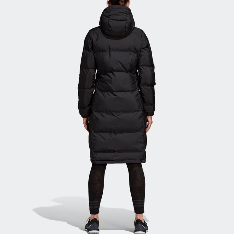 (WMNS) adidas Helionic Длинная пуховая куртка Азиатский размер 'Черный' Женская CY8647
