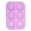 Силиконовые формы для мыла и шоколада, инструмент для выпечки тортов, круглая форма, 6 отверстий