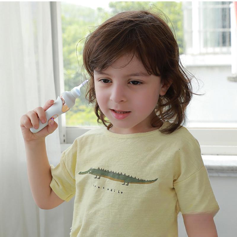 Electric Ear Wax Vacuum Cleaner Adult Ear Scoop Children's Visible Luminous Earwax Cleaner