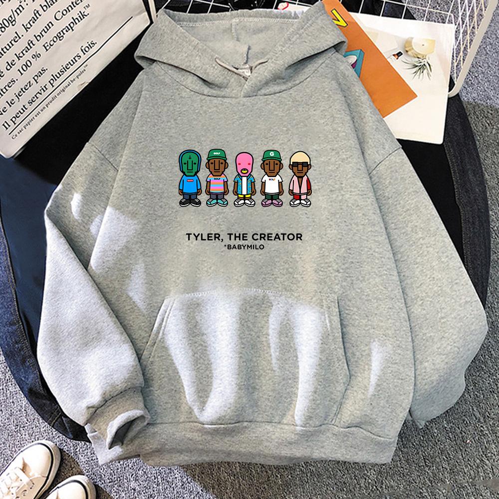 Tylerr The Creator Hip Hop Rapper Vintage Hoodies Men Sweatshirts New Loose and Comfortable Pullovers Y2k Streetwear