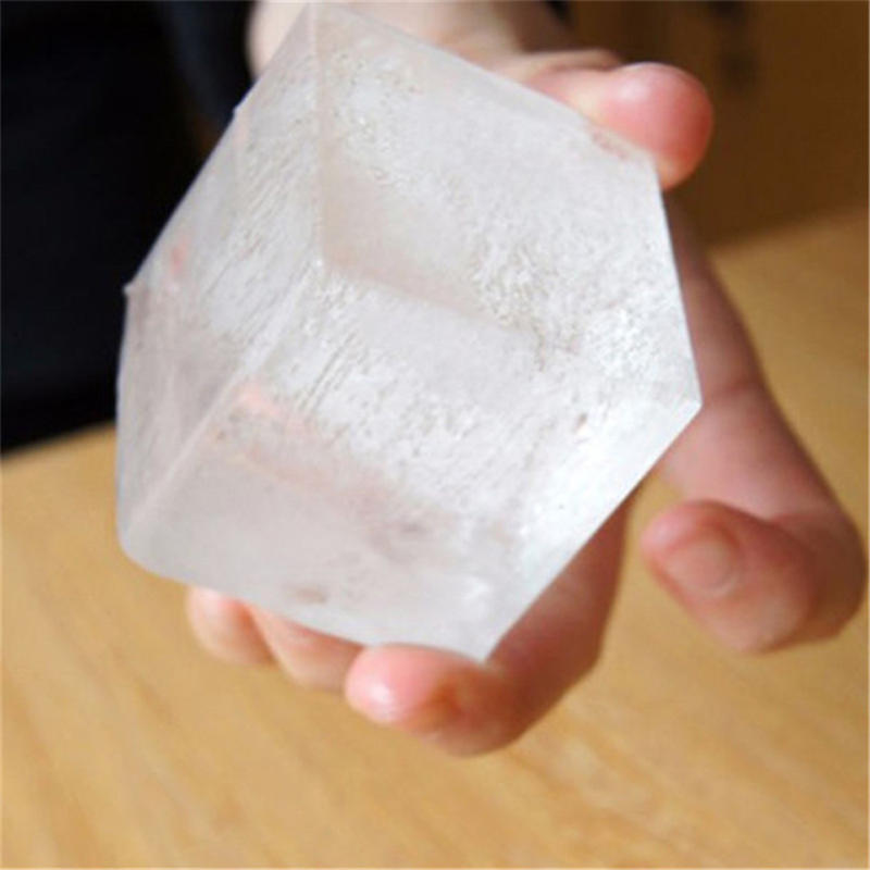 Силиконовый лоток для льда Быстрая заморозка для коктейлей и кофе Экологичный, герметичный для виски Гладкая выемка из формы Подарочный готовый для многоразового использования