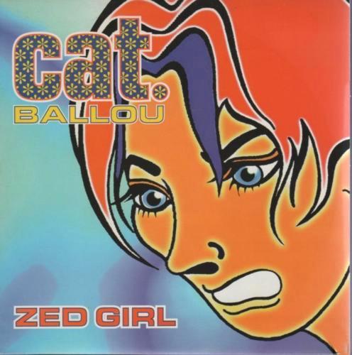 7-дюймовая пластинка CAT BALLOU - Zed Girl / Numb BV002 Bionic Vinyl 1996 UK Rock Б/у
