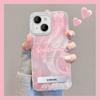 Подходит для Apple 15 Пуховая пряжа Чехол для мобильного телефона Летний Iphone14pro Улыбка Невидимая подставка 13 Большое отверстие Мягкий край X