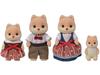 Sylvanian Families Dolls Dog ST Mark Ages 3 and Toy Sylvanian Epoch [Caramel Family] FS-35 Certified, Up, Dollhouse, Families,