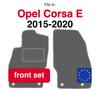Car Floor Mats Front For Opel Corsa E Hatchback (2015-2020)
