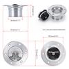 PQY - New Aluminum Billet Fuel Cell / Fuel Surge Tank Cap Flush Mount 6 bolt Surface Oxidation Opening ID 35.5mm PQY-SLYXG01