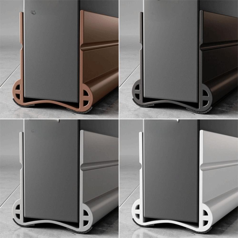 ПВХ Уплотнитель для погоды Уплотнитель двери Подметальник двери Заполнитель щели под дверью Уплотнитель от сквозняка для двери Низ двери