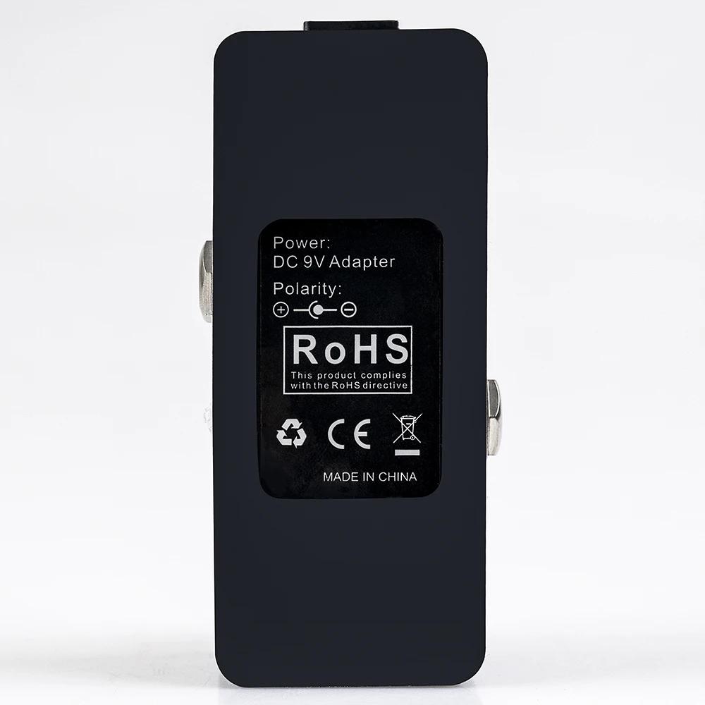 AROMA AT-07 Мини Педаль-тюнер для гитары Эффект-педаль для гитары Хроматический тюнер Металлический корпус HD-дисплей Запчасти и аксессуары для гитары