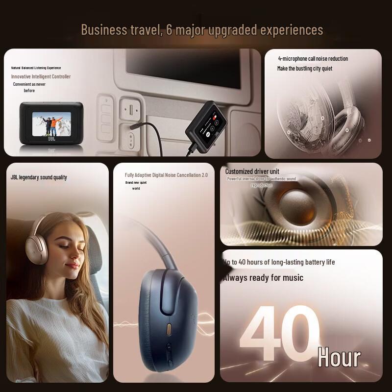JBL Tour One M3 Wireless Noise-Cancelling Headphones