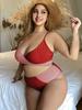 Women's Large Size Colorful Straps Bikini Summer Beach Collision Swimsuit Sports Beach Plus Size Swimsuit Sets