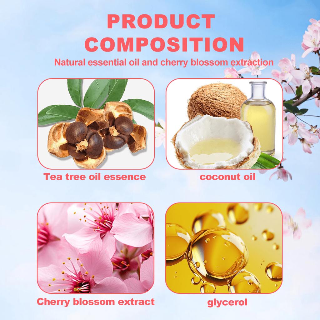 Мыло ручной работы Sakura с экстрактами цветков сакуры для нежного ухода за кожей. Стойкий аромат. Очищающее средство для лица, тела, рук.