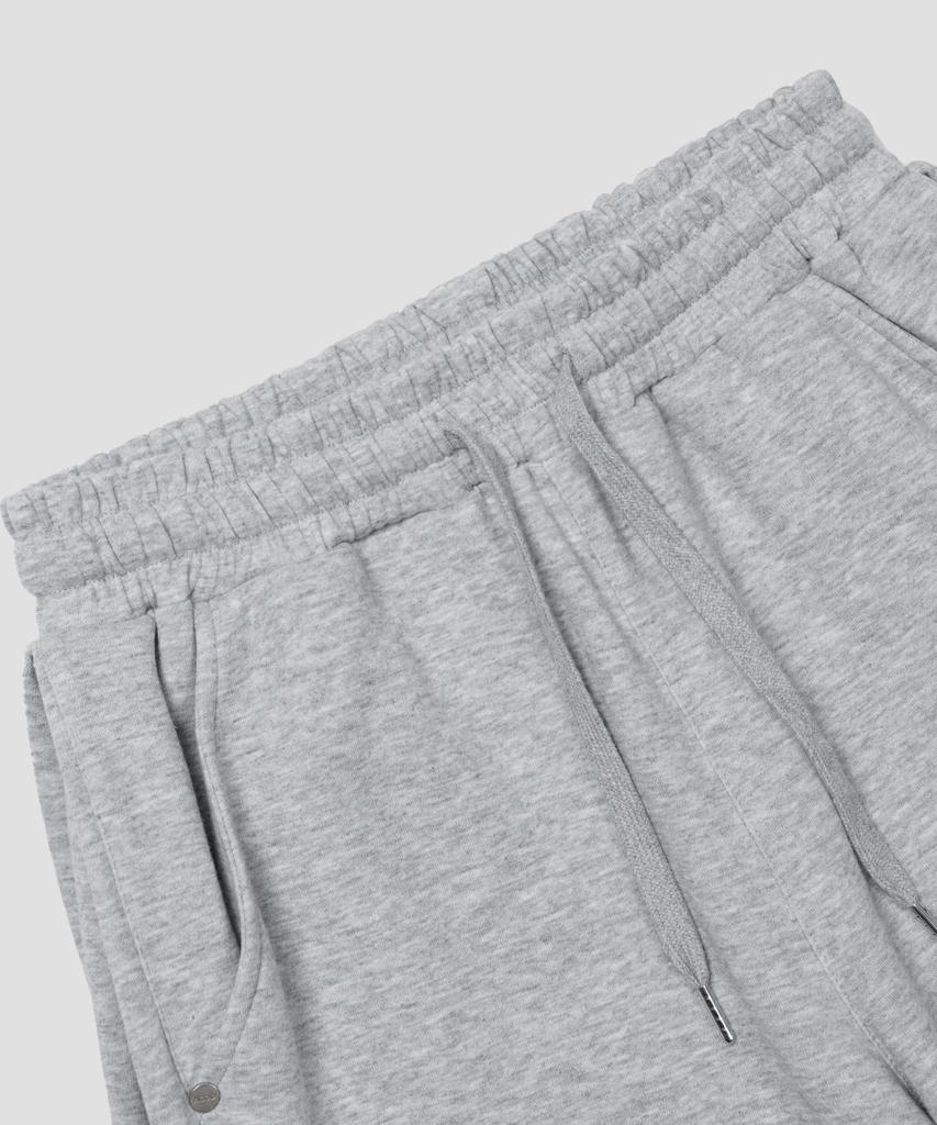 AGOD Широкие спортивные штаны с боковыми кнопками и подгибом [Серый]