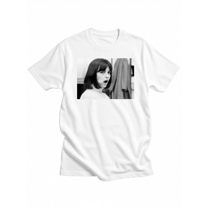 Men'S And Women'S Vintage 1966 Jean-Luc Godard Inspired T-Shirt - Black Cinema Graphic Tee, Soft Crewneck Streetwear Top for Everyday And Themed