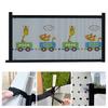 Yousheng 1 Set Baby Safety Gate Stretchable Cartoon Pattern Mesh Home Door Stairway Child Safety Gate Net Daily Use