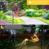 LED Solar Garden Kettle Light Warm Light Metal Solar Lights IP65 Waterproof Hanging Kettle Lantern Lawn Yard Decoration Lamp
