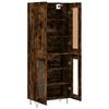 Highboard Smoked Oak 69.5 x 34 x 180 cm Particle Board