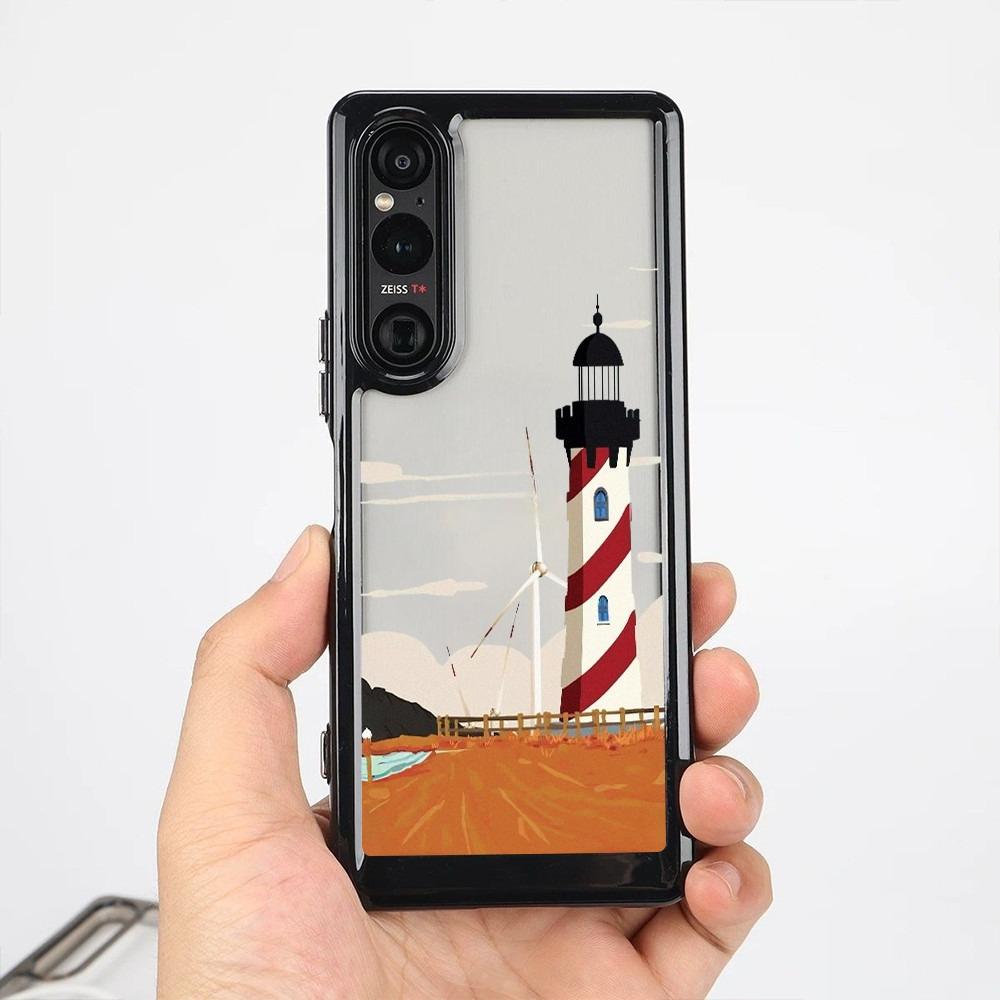 Hard Transparent Phone Case For Sony Xperia 1 V VI VII VIII Xperia 5 V Xperia 10 V VI VII/ Shockproof Sony Cover