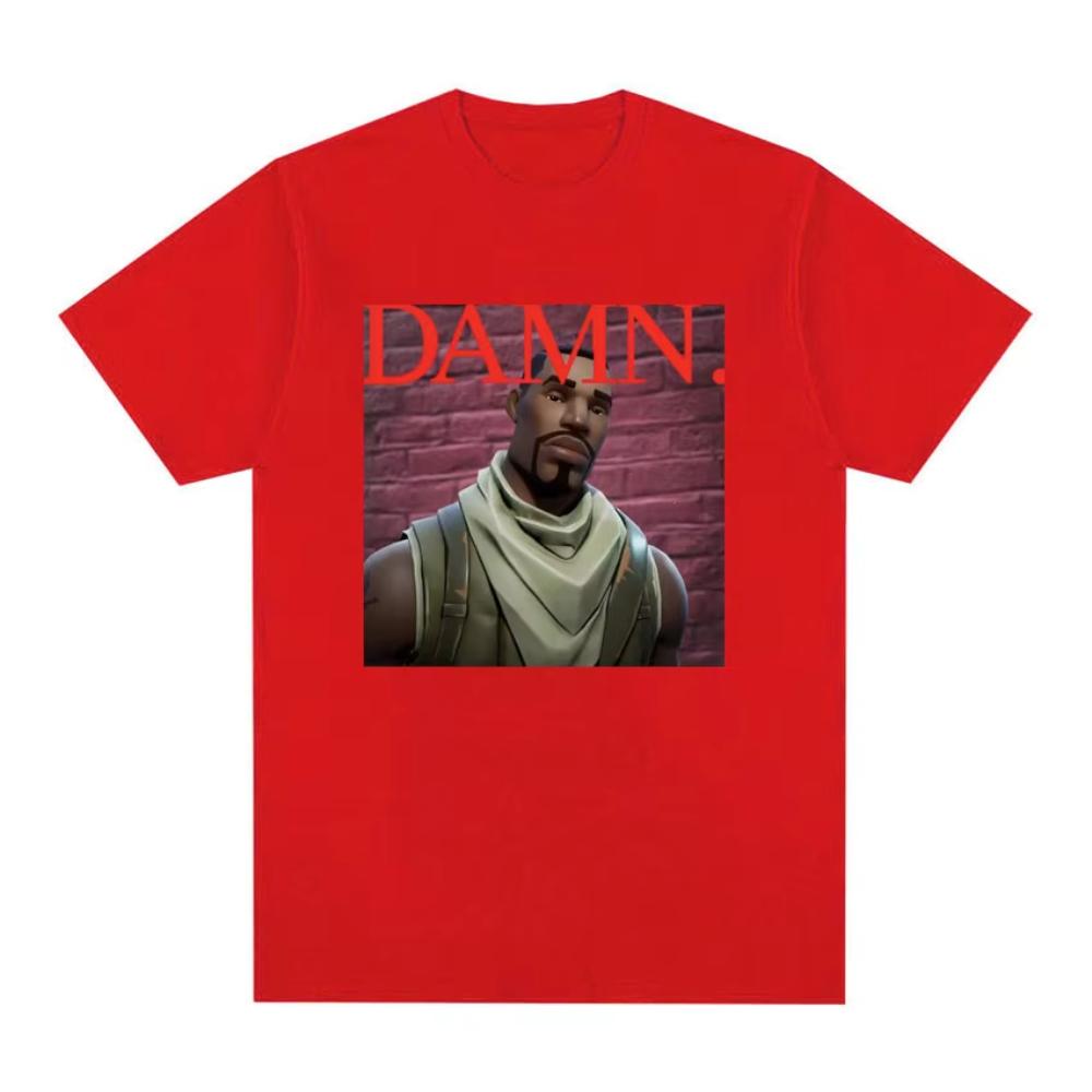 Kendrick Lamar Spitfire T Shirt Damn Album Funny Meme Graphic Tshirts for Unisex Clothing Vintage Cotton Short Sleeve Tshirt Tops