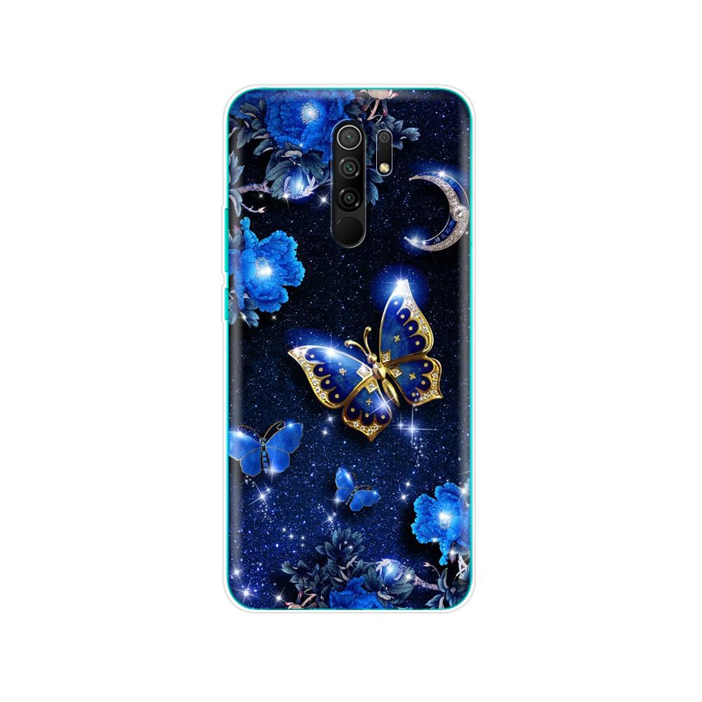 For Xiaomi Redmi 9 Case Silicon Back Cover Phone Case For Redmi 9 Soft Case 6.53 Inch Etui Coque Bumper Shockproof Protective
