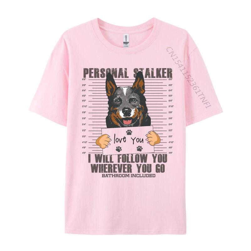 Blue Heeler Australian Cattle Dog Tshirt Custom Men TShirt Casual Tops T Shirt Fitted Leisure T Shirts Top Quality