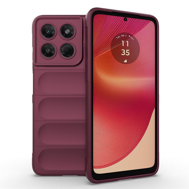 Мягкое ощущение кожи Гибкий силиконовый чехол для Motorola Moto G37 G47 G57 Power G67 G77 Защитная крышка Ударопрочный Fundas Coque