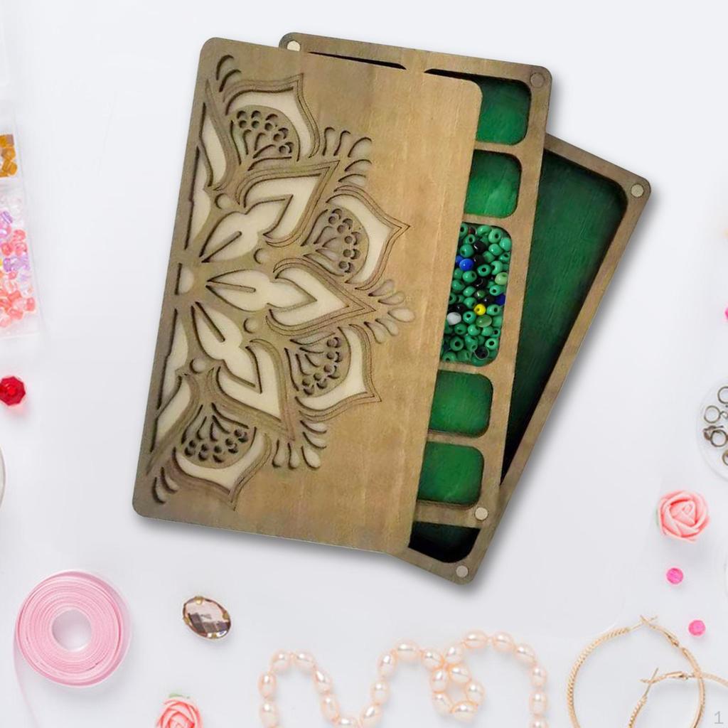 Лоток для классификации счетов, Деревянная доска с крышкой для хранения 'Коробка' для экрана