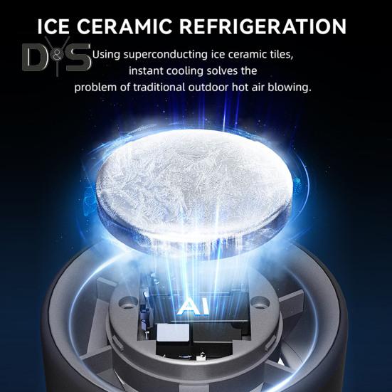 Маленький вентилятор персональный кондиционер 1-199 скоростей регулируемый сильный воздушный поток цифровой дисплей перезаряжаемый вентилятор воздушный охладитель