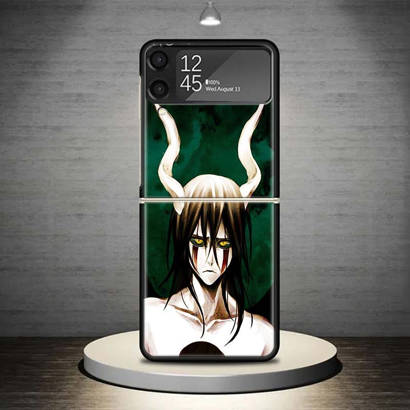 Чехол для телефона Bleach Улькиорра Сифер 4 для Samsung Galaxy Z Flip 7 6 5 4 3 5G Ударопрочный чехол Z Flip7 Flip6 ZFlip5 Flip3 Flip4 Lux