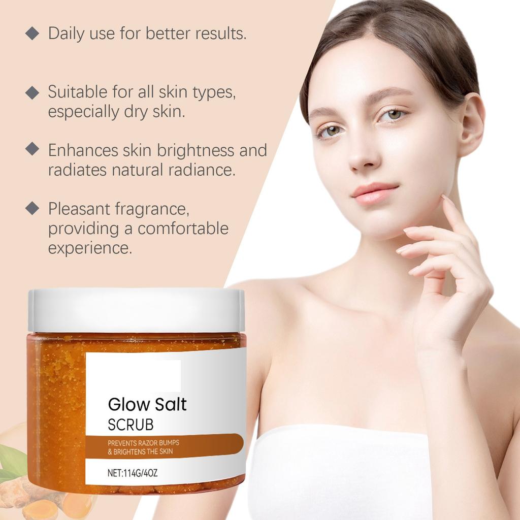 Нежный увлажняющий очищающий увлажняющий гладкий скраб для тела