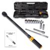 DELINQ Torque Wrench Set for Cars and Plug Calibration Japanese Instruction Car and Motorcycle Daily Tire Set X Motorcycles, 12.7mm (1/2") Drive,