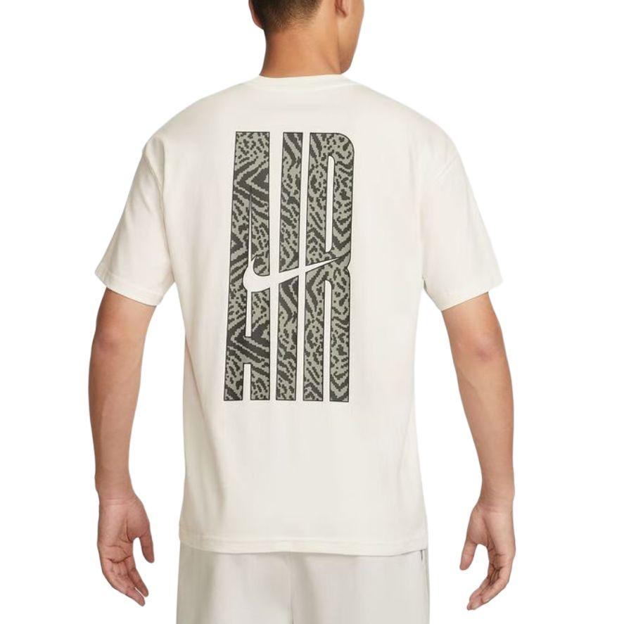 Nike Мужские футболки Air Экру Круглый вырез Средняя посадка HQ9249-133