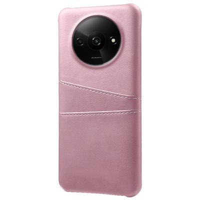 Чехол для Xiaomi Redmi A3 4G/Poco C61 4G со слотами для карт, покрытый ПУ кожей, жесткий ПК чехол для телефона