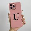 Чехол для iPhone 13 Pro Max Чехол для iPhone 13 Pro Милые парные начальные буквы Квадратная накладка на телефон Матовая ударопрочная задняя крышка