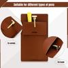 PU Leather Hospital Business Pen Holder Pen Clip Pencil Bags Doctor Nurse Pencil Case