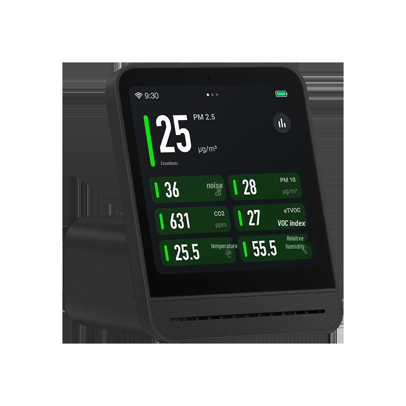 Монитор качества воздуха Qingping: PM2.5, PM10, Шум, Смог, Датчик CO2