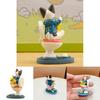 Cartoon Cat Resin Figurine For Party Favor And Business Promotion
