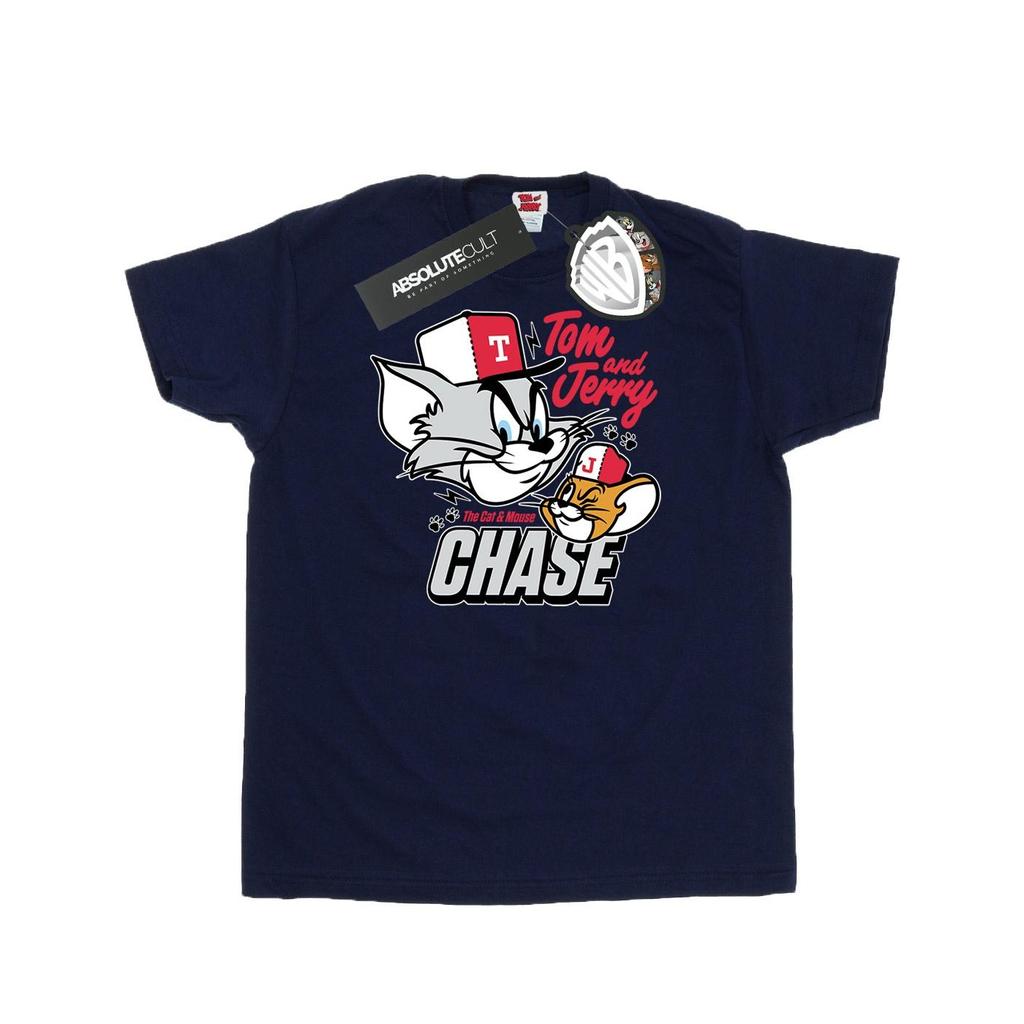 Tom and Jerry Mens Cat & Mouse Chase T-Shirt