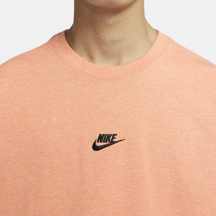 Nike T Shirts Men's Umber Crew Neck Moderate Straight Fit DN5241-824