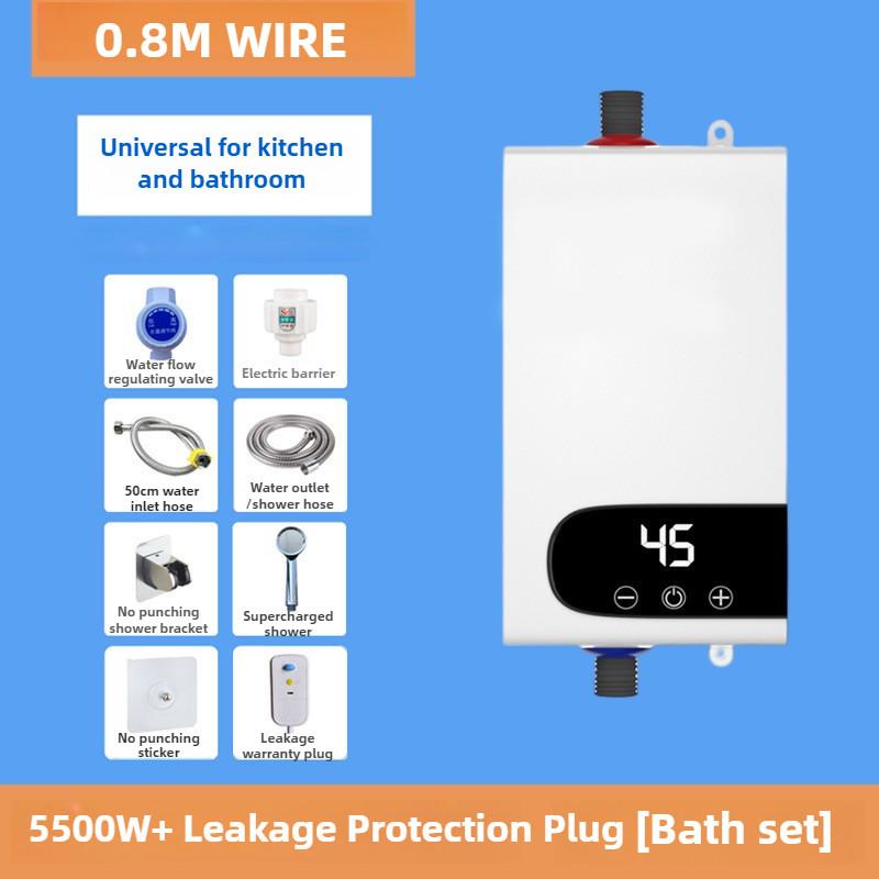 Мини Водонагреватель кухонный с переменной частотой и постоянной температурой, бытовой мгновенный электрический водонагреватель