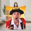 Danny Go Cartoon Blankets Quality Warm  Throw Blanket Winter Airplane Travel Couch Chair Fluffy Bedspread