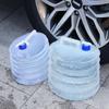 Портативная складная ПЭ-сумка для воды с краном для кемпинга, пеших прогулок и использования в автомобиле