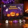 jijijing Halloween Advent Calendar, 24 Days Countdown Calendar with Pcs Slow Rising Squeeze Toys, Scary Collectible Dolls Gifts for Kids, Party Favors
